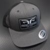Reel Fiend 6-Panel Trucker Cap - Charcoal / Black Mesh